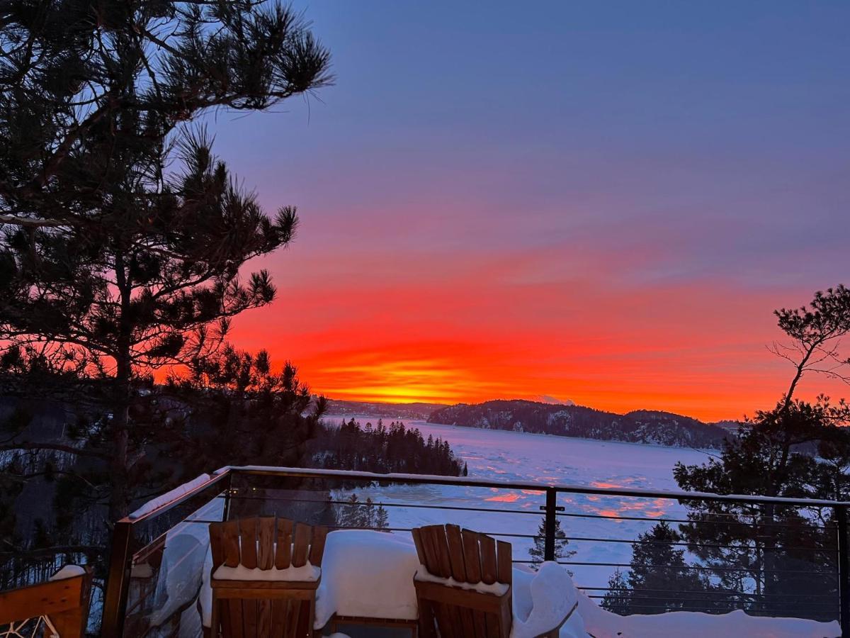 Gite Du Haut Des Arbres Chicoutimi Buitenkant foto