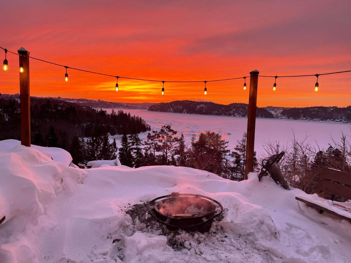 Gite Du Haut Des Arbres Chicoutimi Buitenkant foto